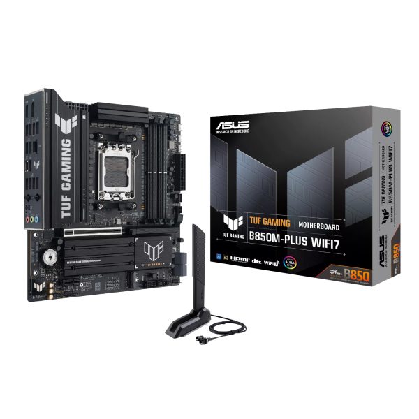 TUFGAMINGB850MPLUSWIFI7 ASUS TUF Gaming B850M Plus WIFI AMD AM5 M ATX Gaming Motherboard wr 01a TUFGAMINGB850MPLUSWIFI7 ASUS TUF Gaming B850M Plus WIFI AMD AM5 M ATX Gaming Motherboard wr 01a