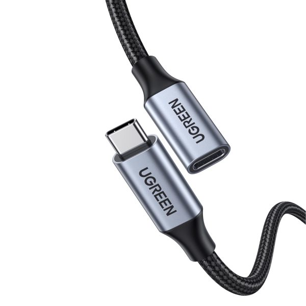 US372-30205-wr-01-1.jpg UGREEN Type-C 3.1 Gen2 Extension Cable – 10Gbps, PD 100W (1m)