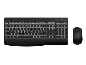 WX CO105 WINX DO Business Backlit Wireled Keyboard and Mouse Combo Black wr 01a 1