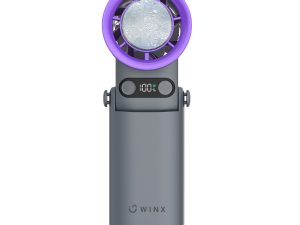 WX HF101 WINX MOVE Cool High Speed Handheld Fan Grey Purple wr 01 1