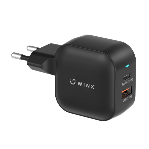 WX WC107 WINX POWER More 35W GaN Wall Charger Black wr 01 1 WX WC107 WINX POWER More 35W GaN Wall Charger Black wr 01 1