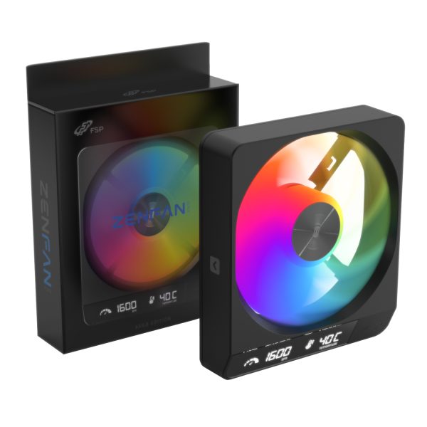 ZENFAN BA FSP ZENFAN 120mm ARGB PWM Smart Fan Black wr 01a 1 ZENFAN BA FSP ZENFAN 120mm ARGB PWM Smart Fan Black wr 01a 1