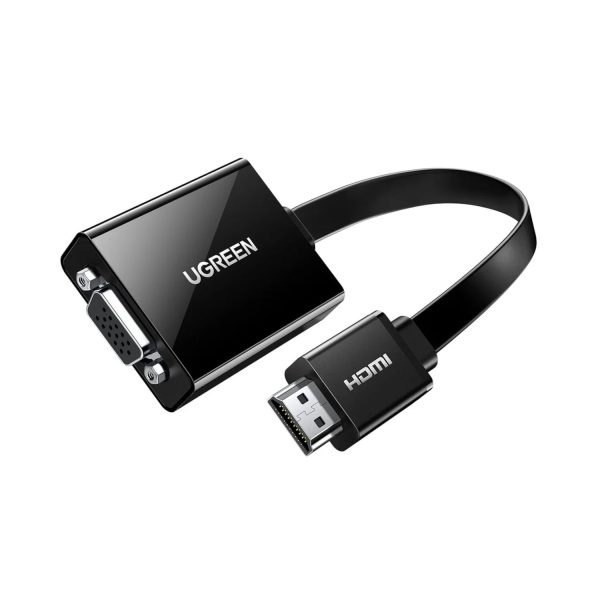 mm103-40248-wr-02-1.jpg UGREEN HDMI to VGA Adapter, with 3.5mm Audio and Power Port - Black