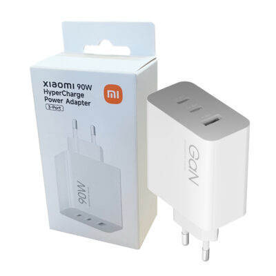 BHR087MEU Xiaomi 90W HyperCharge 3 Port Fast Charger White wr 05ajpg BHR087MEU Xiaomi 90W HyperCharge 3 Port Fast Charger White wr 05ajpg