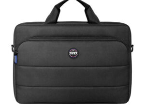 105352 Port Designs Portland II Eco 14 16 inch Essential Top Loading Laptop Bag – Grey wr 01
