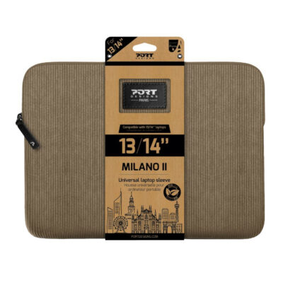 140723 Port Designs Milano II Eco 13 14 inch Universal Laptop Sleeve Desert Brown wr 01a 1.jpg 140723 Port Designs Milano II Eco 13 14 inch Universal Laptop Sleeve Desert Brown wr 01a 1.jpg