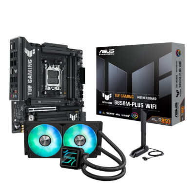 ASUS CC BUN 1 Asus TUF Gaming B850M PLUS WIFI and Asus Prime LC 240 ARGB Liquid CPU Cooler Bundle wr 01a 1.jpg ASUS CC BUN 1 Asus TUF Gaming B850M PLUS WIFI and Asus Prime LC 240 ARGB Liquid CPU Cooler Bundle wr 01a 1.jpg