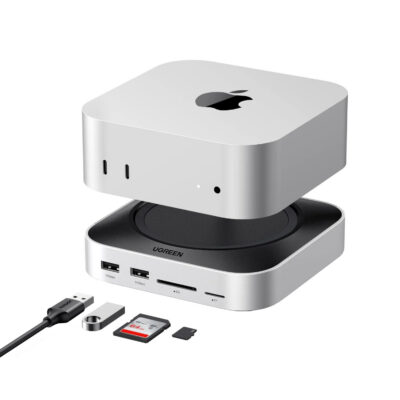 CM841 65487 UGREEN Mac Mini M4 11 in 1 Dock with SSD Enclosure Silver wr 01a 1.jpg
