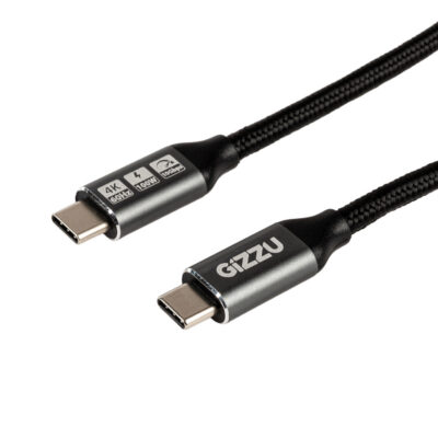 GIZZU GCPCC10010G 02 100W 10Gbps Type C 2m Cable ANGLED 9144 Edit 1500x1500 1.jpg