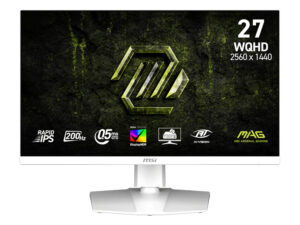 MAG 274QRFW E20 MSI MAG 274QRFW E20 27 inch WQHD 200Hz IPS Gaming Monitor White wr 01a 1.jpg MAG 274QRFW E20 MSI MAG 274QRFW E20 27 inch WQHD 200Hz IPS Gaming Monitor White wr 01a 1.jpg