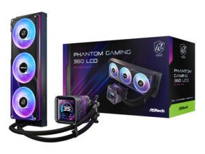 PHANTOM GAMING 360 LCD ASRock Phantom Gaming 360 LCD All in one Liquid CPU Cooler Black wr 01a 1.jpg PHANTOM GAMING 360 LCD ASRock Phantom Gaming 360 LCD All in one Liquid CPU Cooler Black wr 01a 1.jpg