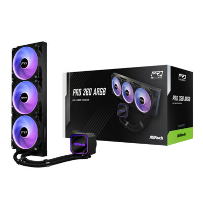 PRO 360 ARGB ASRock PRO 360 ARGB All in one Liquid CPU Cooler Black wr 01a 1.jpg