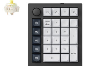 Q0M M4 Keychron Q0 Max QMK Gateron Jupiter Banana RGB Wireless Custom Number Pad Carbon Black wr 01a 1.jpg Q0M M4 Keychron Q0 Max QMK Gateron Jupiter Banana RGB Wireless Custom Number Pad Carbon Black wr 01a 1.jpg