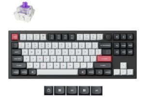 Q3H M1 Keychron Q3 HE QMK 80 Wireless Custom Mechanical Keyboard Nebula Switch – Carbon Black wr 01a Q3H M1 Keychron Q3 HE QMK 80 Wireless Custom Mechanical Keyboard Nebula Switch – Carbon Black wr 01a