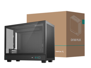R CH160 BKNGM0 G DeepCool CH160 PLUS Micro ATX Chassis Black wr 01a 1.jpg R CH160 BKNGM0 G DeepCool CH160 PLUS Micro ATX Chassis Black wr 01a 1.jpg