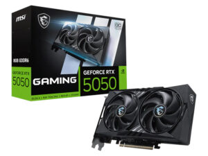RTX5050GAMINGOC8GB MSI GeForce RTX 5050 8G GAMING OC Graphics Card Black wr 01a 1.jpg RTX5050GAMINGOC8GB MSI GeForce RTX 5050 8G GAMING OC Graphics Card Black wr 01a 1.jpg