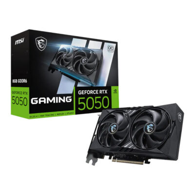 RTX5050GAMINGOC8GB MSI GeForce RTX 5050 8G GAMING OC Graphics Card Black wr 01a 1.jpg