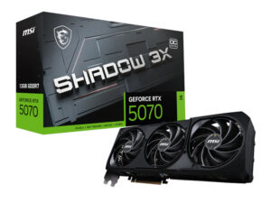 RTX5070SHADOW3XOC12G MSI NVIDIA GeForce RTX 5070 Shadow 3X OC 12GB GDDR7 Graphics Card wr 01a 1.jpg