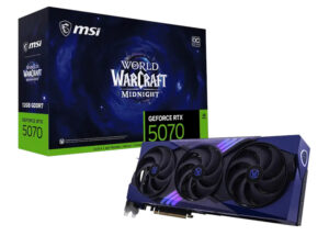 RTX5070WOWMIDVOIDOC12GB MSI GeForce RTX 5070 12GB World of Warcraft MIDNIGHT VOID EDITION OC Graphics Card wr 01a 1.jpg RTX5070WOWMIDVOIDOC12GB MSI GeForce RTX 5070 12GB World of Warcraft MIDNIGHT VOID EDITION OC Graphics Card wr 01a 1.jpg