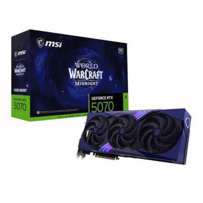 RTX5070WOWMIDVOIDOC12GB MSI GeForce RTX 5070 12GB World of Warcraft MIDNIGHT VOID EDITION OC Graphics Card wr 01a 1.jpg