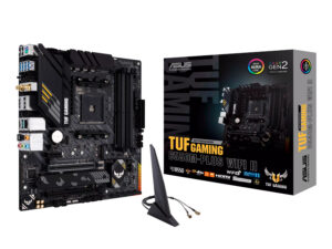 TUFGAMINGB550M PLUSWIFIII TUF GAMING B550M PLUS WIFI II mATX Gaming Motherboard wr 01a 1.jpg