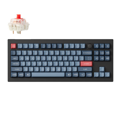V3M D1 Keychron V3 Max QMK VIA 80 Wireless Custom Mechanical Keyboard Red Switch – Carbon Black wr 01a V3M D1 Keychron V3 Max QMK VIA 80 Wireless Custom Mechanical Keyboard Red Switch – Carbon Black wr 01a