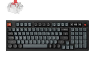 V5U D1 Keychron V5 Ultra 96 8K Red Switch Hot Swap Keychron Silk POM RGB Wireless Keyboard Black wr 01a 1.jpg V5U D1 Keychron V5 Ultra 96 8K Red Switch Hot Swap Keychron Silk POM RGB Wireless Keyboard Black wr 01a 1.jpg