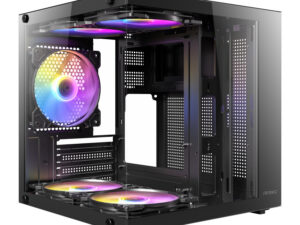 VCX10M ARGB Antec VCX10M ARGB M ATX Mini Tower Gaming Chassis – Black wr 01a